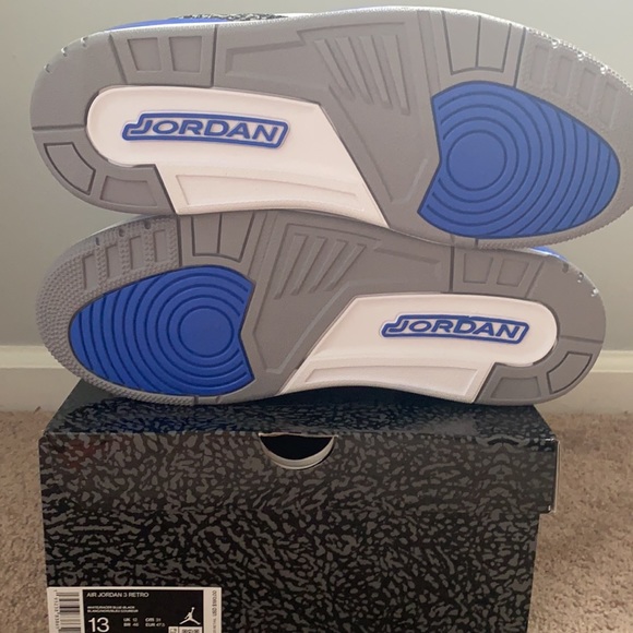 🚨 ONLY 1 SZ. LEFT 🚨 Jordan 3 “Racer Blue” - Picture 5 of 5